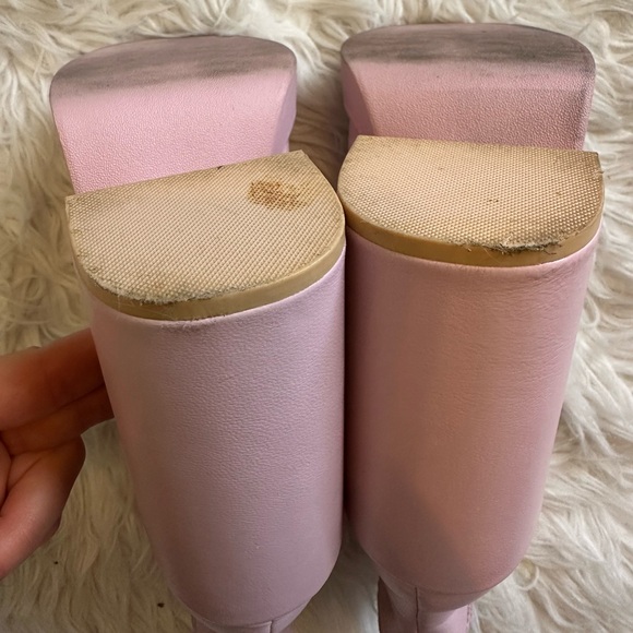 Steve Madden Triple Pink Leather Platform Chelsea Boots size 7 - Picture 11 of 11